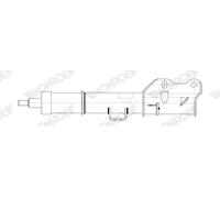 MONROE G8820 Ammortizzatore per MERCEDES-BENZ