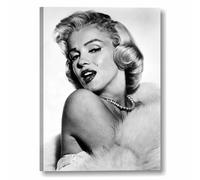 Monroe - Quadro Moderno Marilyn Stampa su Tela 50 x 70 Soggiorno Ufficio Camera
