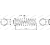 Monroe Molla del telaio SP3846 per Mercedes-Benz Classe C (W204) 2007-2014
