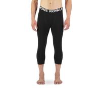 Mons Royale Casca 200 3/4 - calzamaglia - uomo L Black man Lana Merino