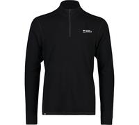Mons Royale Cascade Merino Base Layer 1/4 Zip, maglia termica, uomo, nero XL(54) Black
