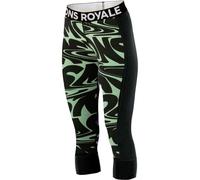 MONS ROYALE Cascade Merino Base Layer 3/4 Legging W - Donna - Verde - Taglia XS- modello 2026