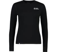 Mons Royale Cascade Merino Base Layer, maglia termica, donna, nero 40(L) Black