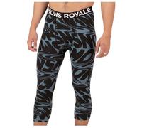 Mons Royale - Cascade Merino Flex 200 3/4 Legging - Intimo lana merinos L nero