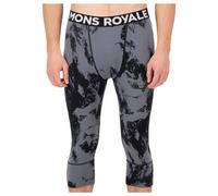 Mons Royale - Cascade Merino Flex 200 3/4 Legging - Intimo lana merinos XXL grigio