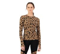 Mons Royale Cascade Merino Base Layer, maglia termica, donna, marrone 38(M) Aoraki Lily Toffee