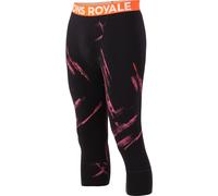 Mons Royale - Collant 3/4 in lana merino - Cascade Merino Baselayer 3/4 Legging M Airbrush - Taglia L - Nero