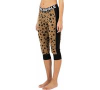 Mons Royale - Legging tecnico donna in Lana - Cascade W Merino Base Layer 3/4 Legging Aoraki Lily Toffee per Donne - Taglia S - Marrone