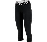 Mons Royale - Legging tecnico donna in Lana - Cascade W Merino Base Layer 3/4 Legging Black per Donne - Taglia S - Nero