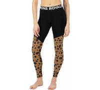 Mons Royale - Legging tecnico in Lana Merino - Cascade W Merino Base Layer Legging Aoraki Lily Toffee per Donne - Taglia M - Marrone