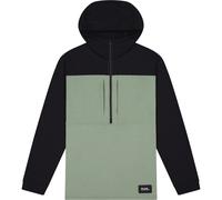 Mons Royale Offgrid Merino Fleece 1/2 Zip, maglia, uomo, verde/nero XL(54) Willow / Black