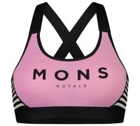 MONS ROYALE Stella X-back Bra W - Donna - Rosa / Nero - Taglia XS- modello 2024
