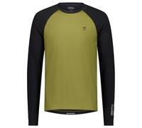 Mons Royale - Tarn Merino Bike Wind Jersey - Maglietta da ciclismo XXL olivia/nero