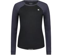 MONS ROYALE Tarn Merino Long Sleeve W - Donna - Grigio / Nero - Taglia S- modello 2025