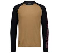 Mons Royale - Temple Tech L/S - Intimo lana merinos M marrone