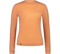 MONS ROYALE W Cascade Merino Flex 200 Ls - Donna - Arancione - Taglia S- modello 2025