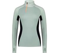 MONS ROYALE W Olympus Half Zip - Donna - Verde / Nero - Taglia M- modello 2025