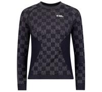 Mons Royale - Women's Ascender Merino Seamless L/S - Intimo lana merinos M grigio/blu