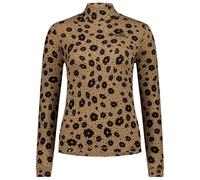 Mons Royale - Women's Cascade Merino Base Layer Mock Neck L/S - Intimo lana merinos L marrone