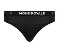Mons Royale - Women's Stratos Merino Thong - Intimo lana merinos XL nero