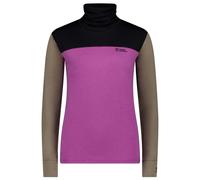 Mons Royale - Women's Yotei Merino High Neck L/S - Intimo lana merinos L lilla