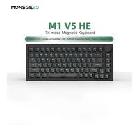 MONSGEEK M1 V5 HE Interruttore magnetico Tastiera Trigger rapido RT0.005mm 8K Frequenza di traina Guarnizione tastiera da gioco tri-modale in alluminio RGB
