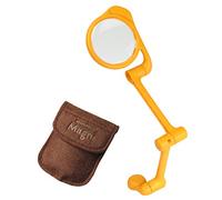 Monsieur Magni' Innovative 3.5x compact pocket MAGNIFYING GLASS with wallet (flexible/adaptable magnifier). Engineer sl-64