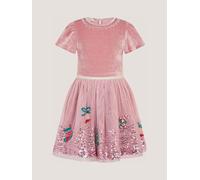 Monsoon Monsoon Christmas Icon Sequin Party Dress 152158cm rosa