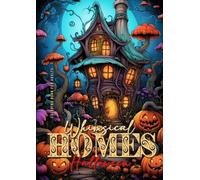 Monsoon Publishin Whimsical Homes Coloring Book for Adults Hallowee (Tascabile)