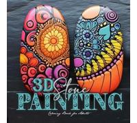 Monsoon Publishing 3D Stone Painting Coloring Book for Adults (Tascabile)