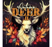 Monsoon Publishing Autumn Deer Coloring Book for Adults 2 (Tascabile)