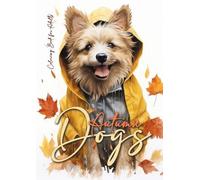 Monsoon Publishing Autumn Dogs Coloring Book for Adults (Tascabile)