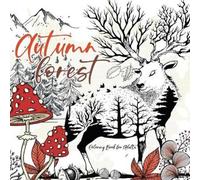 Monsoon Publishing Autumn Forest Coloring Book for Adults (Tascabile)