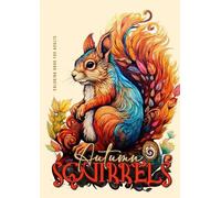 Monsoon Publishing Autumn Squirrels Coloring Book for Adults (Tascabile)