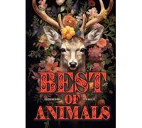 Monsoon Publishing Best of Animals Coloring Book for Adults (Tascabile)