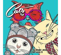 Monsoon Publishing Cats Coloring Book for Adults (Tascabile)