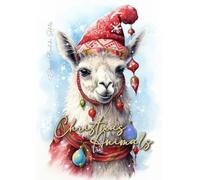 Monsoon Publishing Christmas Animals Coloring Book for Adults (Tascabile)