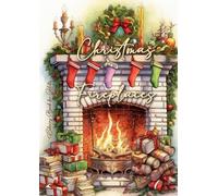 Monsoon Publishing Christmas Fireplaces Coloring Book for Adults (Tascabile)