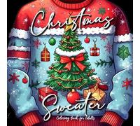 Monsoon Publishing Christmas Sweater Coloring Book for Adults (Tascabile)