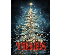Monsoon Publishing Christmas Trees Coloring Book for Adults (Tascabile)