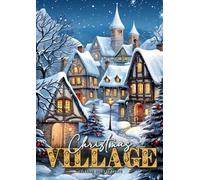 Monsoon Publishing Christmas Village Coloring Book for Adults (Tascabile)