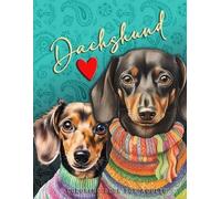 Monsoon Publishing Dachshund Coloring Book for Adults (Tascabile)