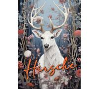 Hirsche Malbuch für Erwachsene: Herbst Malbücher Erwachsene | Waldtiere Hirsch Malbuch Graustufen | Herbst Graustufen Malbuch Zentangle Tiere | A4: ... for Adults Grayscale Zentangle Deer A4: 2