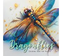 Monsoon Publishing Dragonflies Coloring Book for Adults (Tascabile)