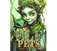 Monsoon Publishing Elf Pets Coloring Book for Adults (Tascabile)