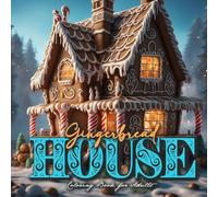 Monsoon Publishing Gingerbread Houses Coloring Book for Adults (Tascabile)