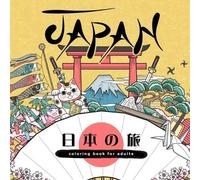 Monsoon Publishing Japan Coloring Book for Adults (Tascabile)