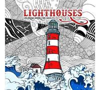 Monsoon Publishing Lighthouses Coloring Book for Adults (Tascabile)