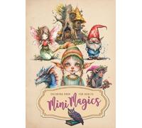 Monsoon Publishing Mini Magics Coloring Book for Adults (Tascabile)