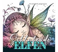 Monsoon Publishing Sleeping Elves Coloring Book for Adults (Tascabile)